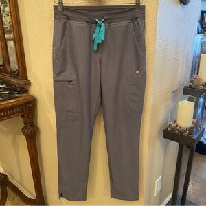 FIGS Women Gray Technical Collection Scrub Pants Size Small